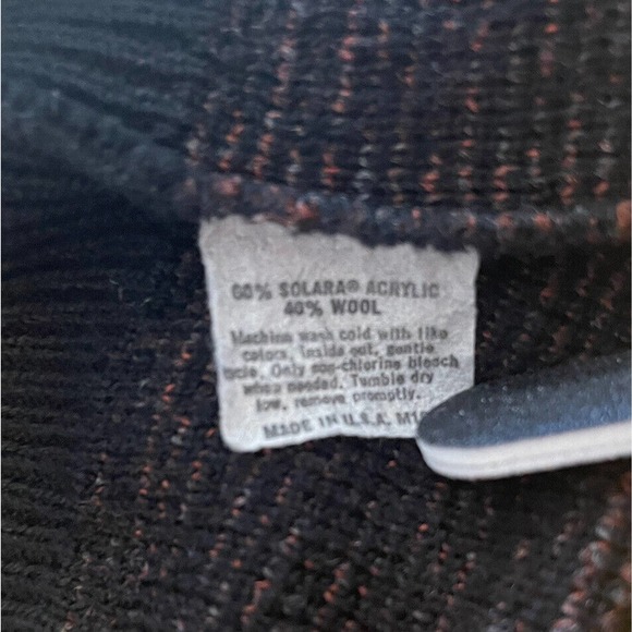 Vintage Jantzen Wool Acrylic Check USA Medium Vneck Sweater Vest VTG - Picture 4 of 6